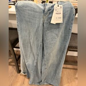 Zara wide leg denim jeans- EUR 36/ USA 4/ MEX 26